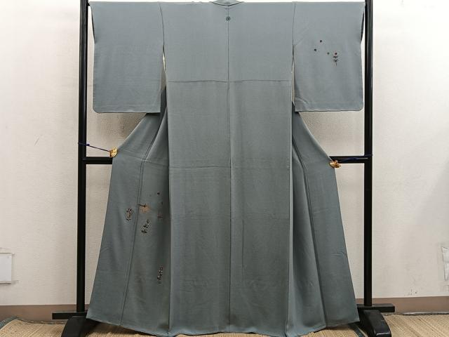 平和屋着物■訪問着 総刺繍 動物花文 金糸 鬼しぼ縮緬 ますいわ屋扱い 正絹 逸品 BAAX8397mz