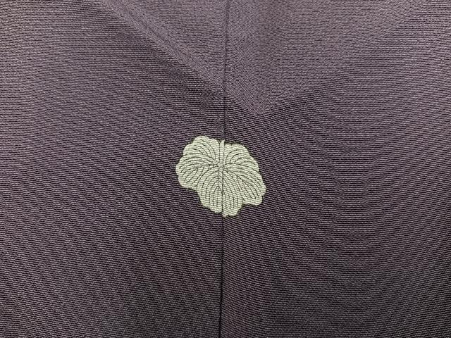 平和屋着物■上質な色無地 濃色 正絹 逸品 BAAX8450mz