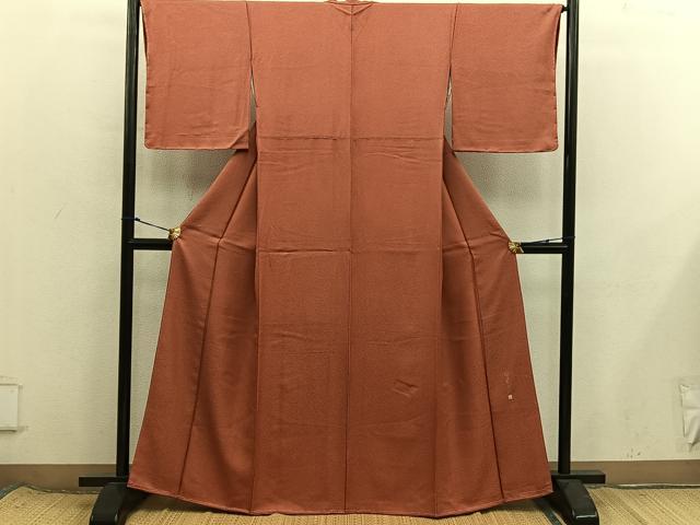 平和屋着物■伝統工芸師 服部光擴 江戸小紋 鮫小紋柄 正絹 逸品 未使用 BAAX8479mz