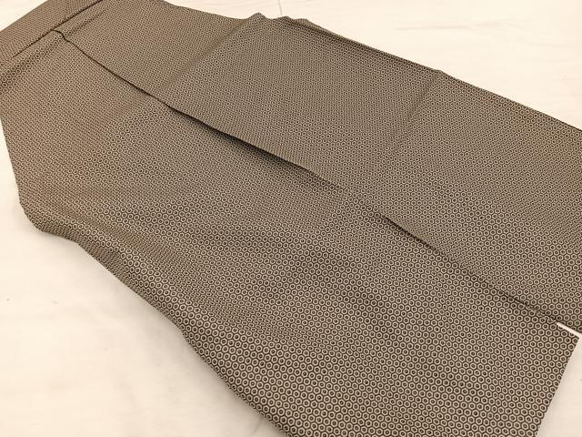 平和屋着物●男性 行灯袴 亀甲文 正絹 逸品 BAAX8481mz