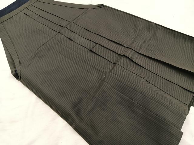 平和屋着物●男性 行灯袴 縞 正絹 逸品 BAAX8493mz