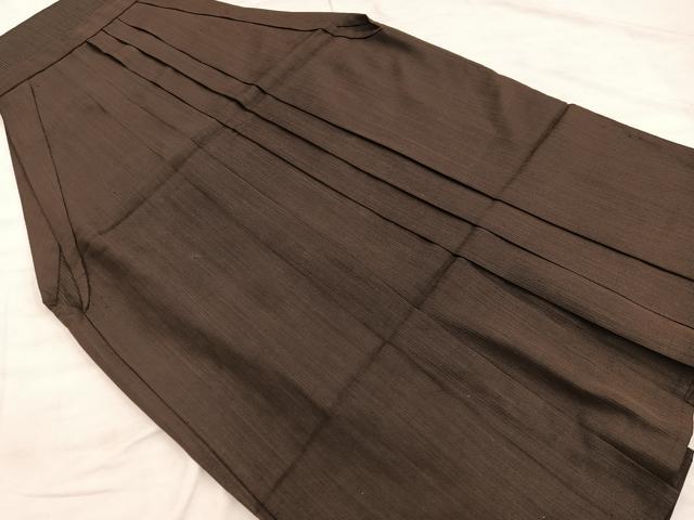 平和屋着物●男性 行灯袴 縞 正絹 逸品 BAAX8494mz