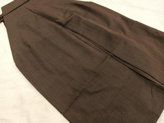 平和屋着物●男性 行灯袴 縞 正絹 逸品 BAAX8494mz