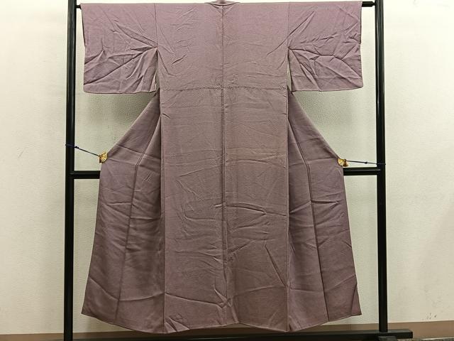 平和屋着物■上質な色無地 煎茶色 正絹 逸品 BAAX8516mz