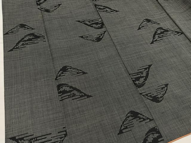 平和屋着物■本場大島紬 7マルキ 遠山文 正絹 逸品 BAAX8517mz