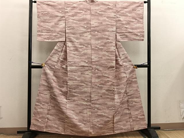 平和屋着物■上質な紬 霞文 正絹 逸品 BAAX8539mz