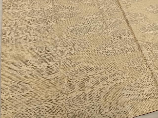 平和屋着物■上質な紬 流水文 正絹 逸品 BAAX8541mz