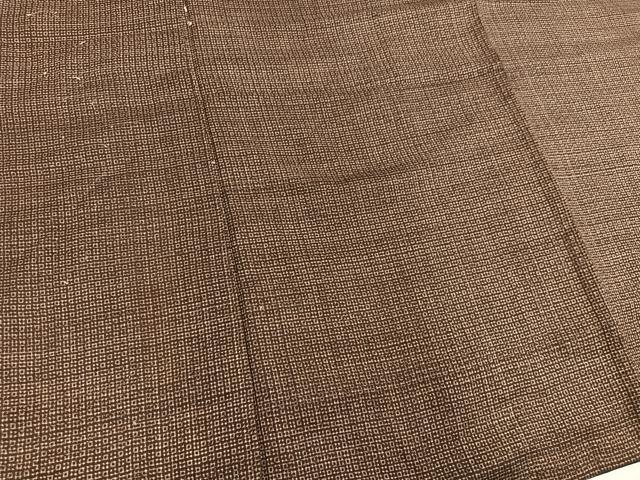 平和屋着物■男性 紬 絣文様 正絹 逸品 BAAX8554mz