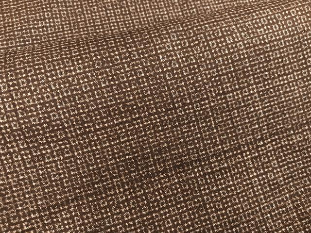 平和屋着物■男性 紬 絣文様 正絹 逸品 BAAX8554mz