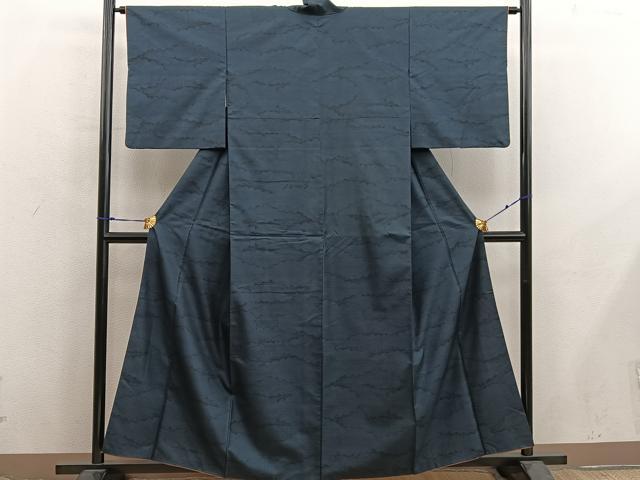 平和屋着物■本場大島紬雲重ね文 正絹 逸品 BAAX8577mz
