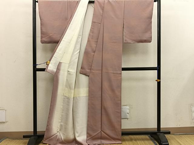 平和屋着物■上質な小紋 作家物 霞文 暈し染め 正絹 逸品 BAAX8582mz