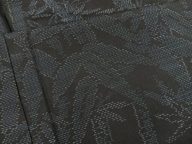平和屋着物■本場大島紬 笹竹文 正絹 逸品 未使用 BAAX8604mz