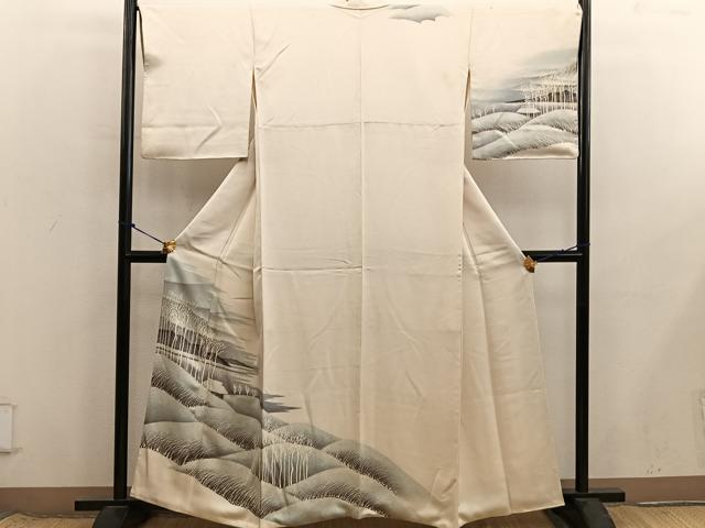 平和屋着物■訪問着 風景文 正絹 逸品 BAAX8608mz