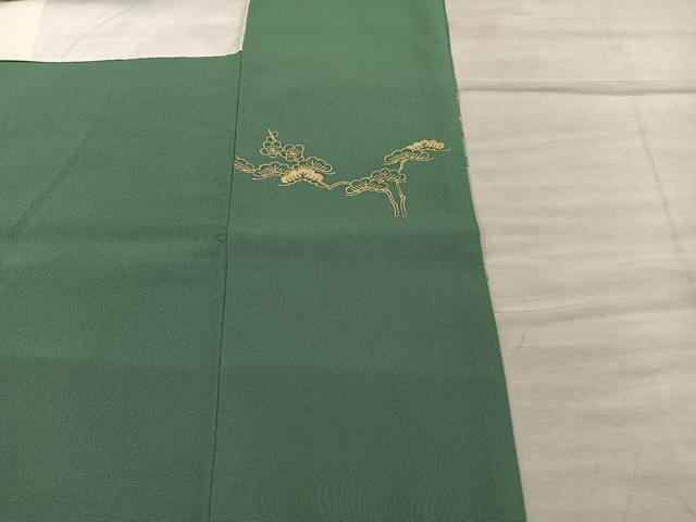 平和屋着物■色留訪問着 螺鈿 風景花文 暈し染め 金彩 正絹 逸品 BAAX8611mz