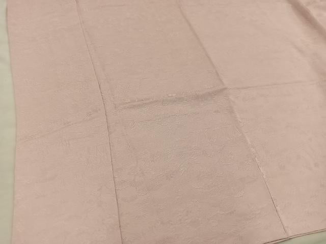 平和屋着物■上質な色無地 草花地紋 ときがら茶色 さが美扱い 正絹 逸品 BAAX8617mz