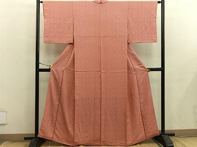 平和屋着物■江戸小紋 草花文 正絹 逸品 BAAX8627mz