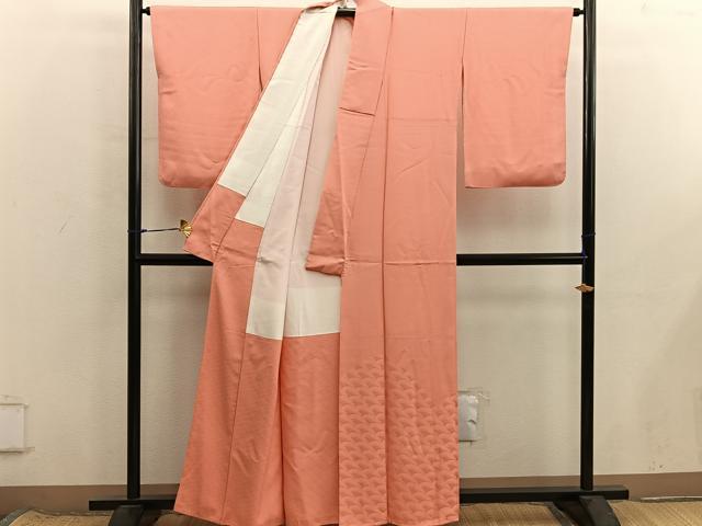 平和屋着物■豪華色留袖 流水地紋 黄丹色 正絹 逸品 BAAX8639mz