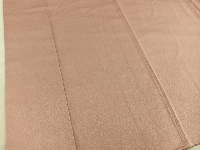 平和屋着物■上質な色無地 赤香色 正絹 逸品 BAAX8640mz