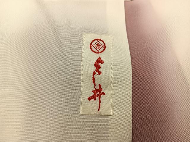 平和屋着物■上質な小紋 椿花文 鬼しぼ縮緬 正絹 逸品 未使用 BAAX8657mz
