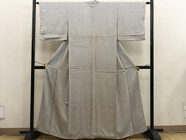 平和屋着物■上質な小紋 小花尽くし 正絹 逸品 BAAX8693mz