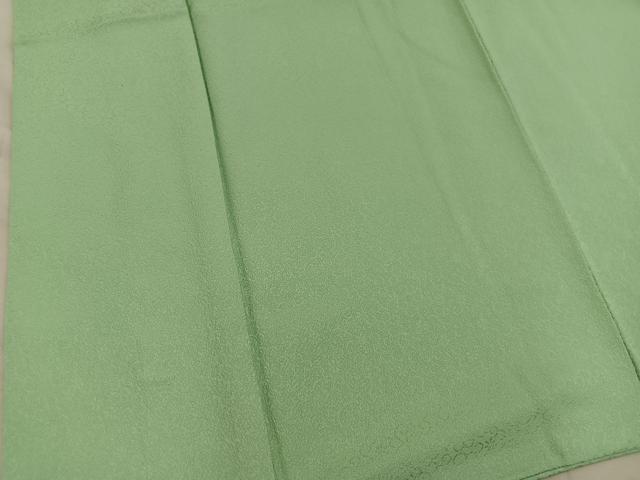 平和屋着物●上質な色無地 花唐草地紋 柳茶色 正絹 逸品 BAAX8740mz