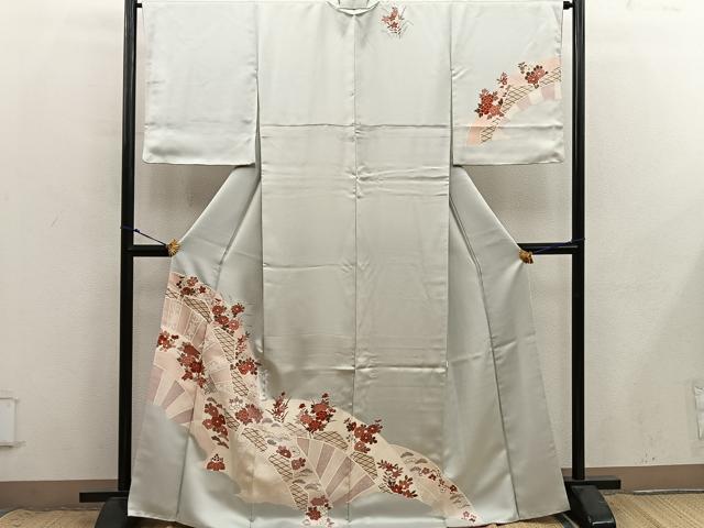 平和屋着物●訪問着 菊花文 金彩 正絹 逸品 BAAX8746mz