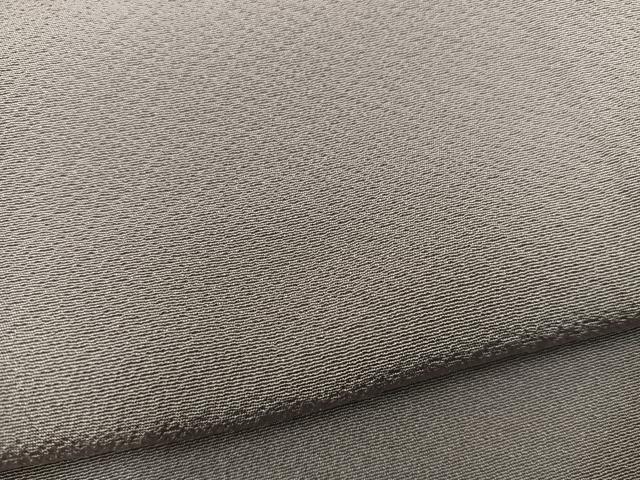 平和屋着物●上質な色無地 作家物 琉球紅型染 柴染色 正絹 逸品 BAAX8753mz