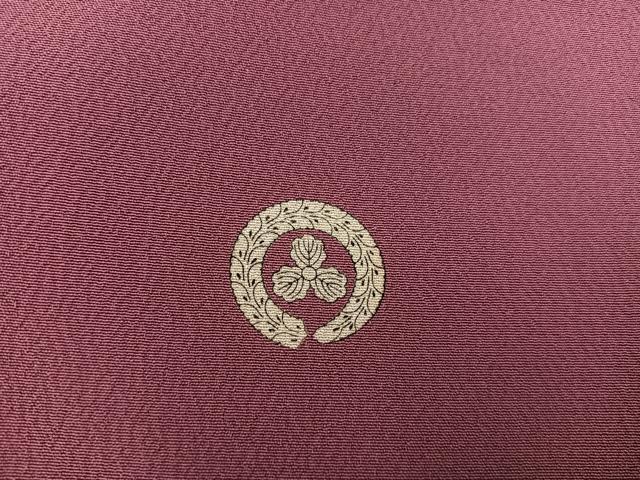 平和屋着物■上質な色無地 蘇芳香色 正絹 逸品 BAAX8797mz