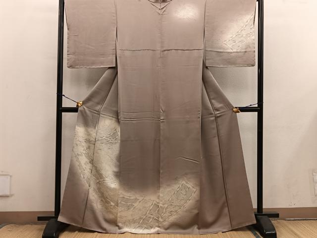 平和屋着物■訪問着 菊花文 暈し染め 正絹 逸品 BAAX8819mz