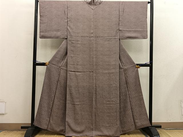 平和屋着物■江戸小紋 流水文 正絹 逸品 BAAX8820mz
