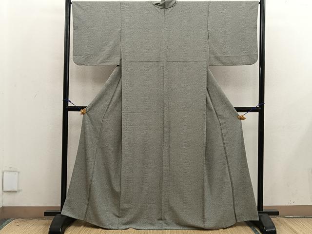 平和屋着物●江戸小紋 小花尽くし 正絹 逸品 BAAX8828mz