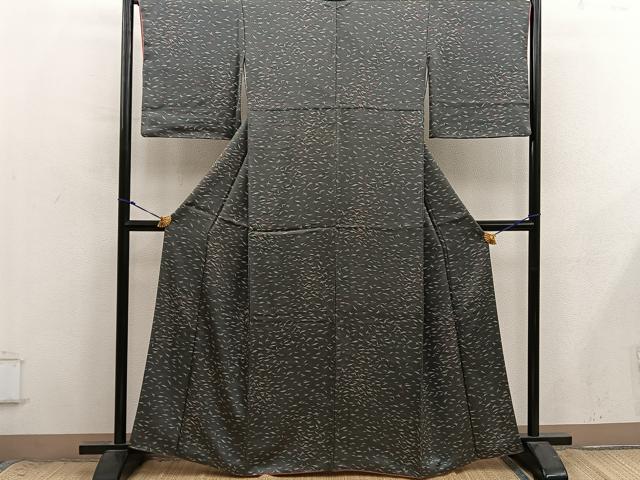 平和屋着物■上質な小紋 唐辛子 やまと誂製 正絹 逸品 BAAX8856mz