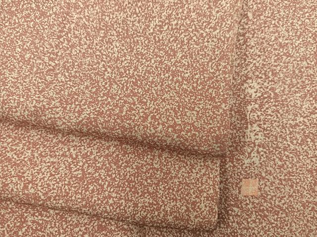 平和屋着物●伝統工芸士 染谷梅治 小紋 たたき染め 正絹 逸品 BAAX8858mz