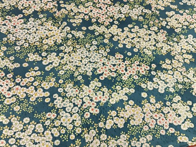 平和屋着物■上質な小紋 草花文 正絹 逸品 BAAX8866mz