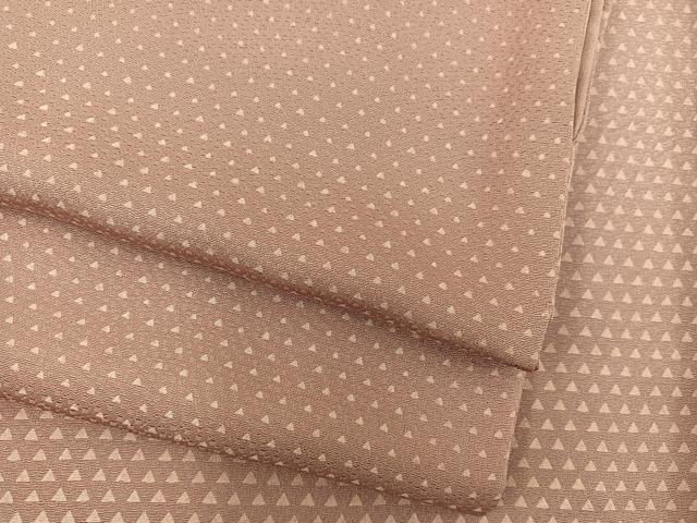 平和屋着物■江戸小紋 幾何学文様 正絹 逸品 BAAX8870mz