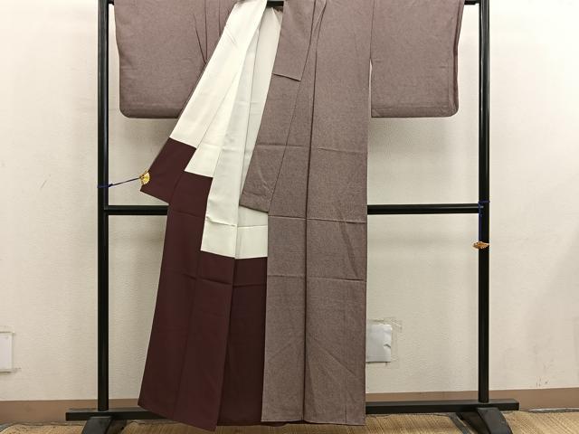 平和屋着物■江戸小紋 鮫小紋柄 正絹 逸品 BAAX8906mz