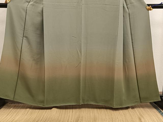 平和屋着物■訪問着 霞文 暈し染め 正絹 逸品 BAAX8924mz