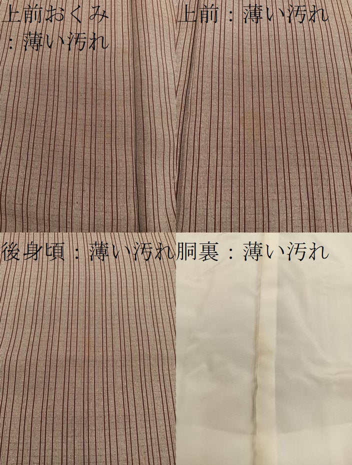 平和屋着物■江戸小紋 宍戸陵 間道 正絹 逸品 BAAX8946mz