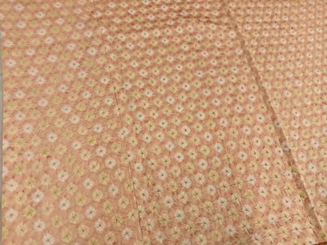 平和屋着物■上質な小紋 総絞り 正絹 逸品 BAAX8962mz