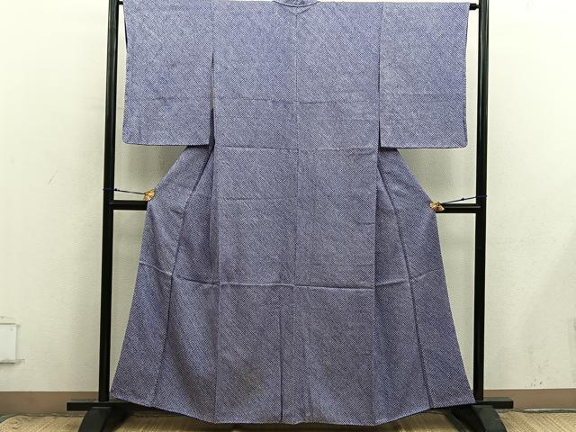 平和屋着物■大変加工の良い総絞り小紋 正絹 逸品 BAAX8978mz