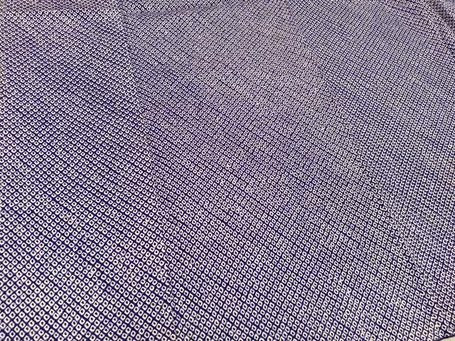 平和屋着物■大変加工の良い総絞り小紋 正絹 逸品 BAAX8978mz