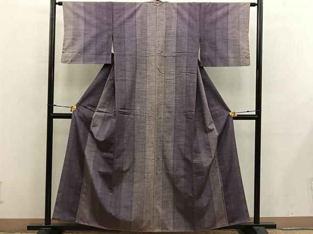 平和屋着物■上質な紬 間道 正絹 逸品 BAAX8980mz