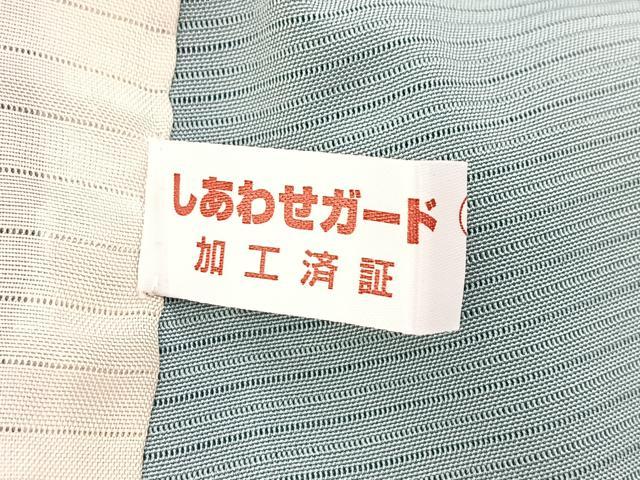 平和屋着物*夏物 色無地 絽 秘色色 正絹 逸品 BAAX9006yc