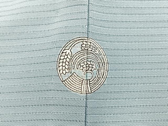 平和屋着物*夏物 色無地 絽 秘色色 正絹 逸品 BAAX9006yc