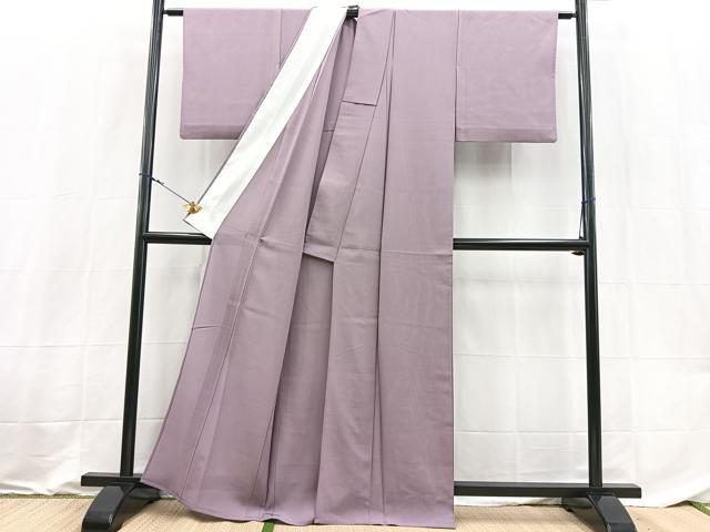 平和屋着物*夏物 色無地 絽 浅紫色 正絹 逸品 BAAX9018yc