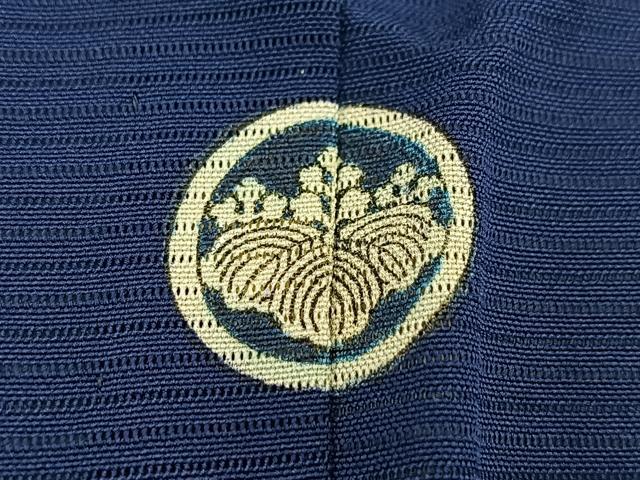 平和屋着物*夏物 色無地 絽 深縹色 正絹 逸品 BAAX9019yc