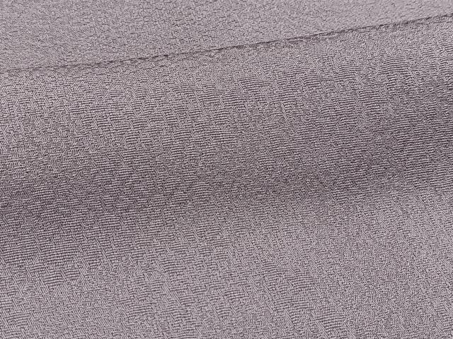 平和屋着物■上質な色無地 草木地紋 鳩羽色 正絹 逸品 BAAX9032yc