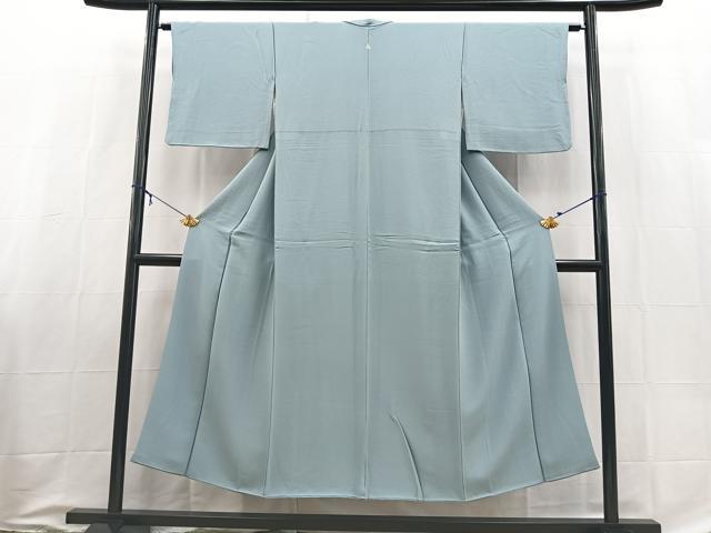 平和屋着物■上質な色無地 秘色色 正絹 逸品 BAAX9034yc