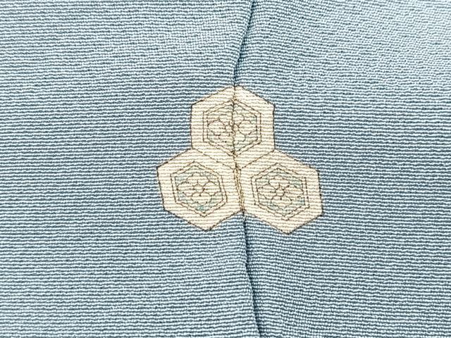 平和屋着物■上質な色無地 秘色色 正絹 逸品 BAAX9034yc