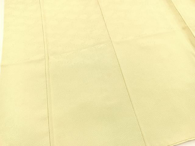 平和屋着物■上質な色無地 紗綾形地紋 蒸栗色 正絹 逸品 BAAX9057yc